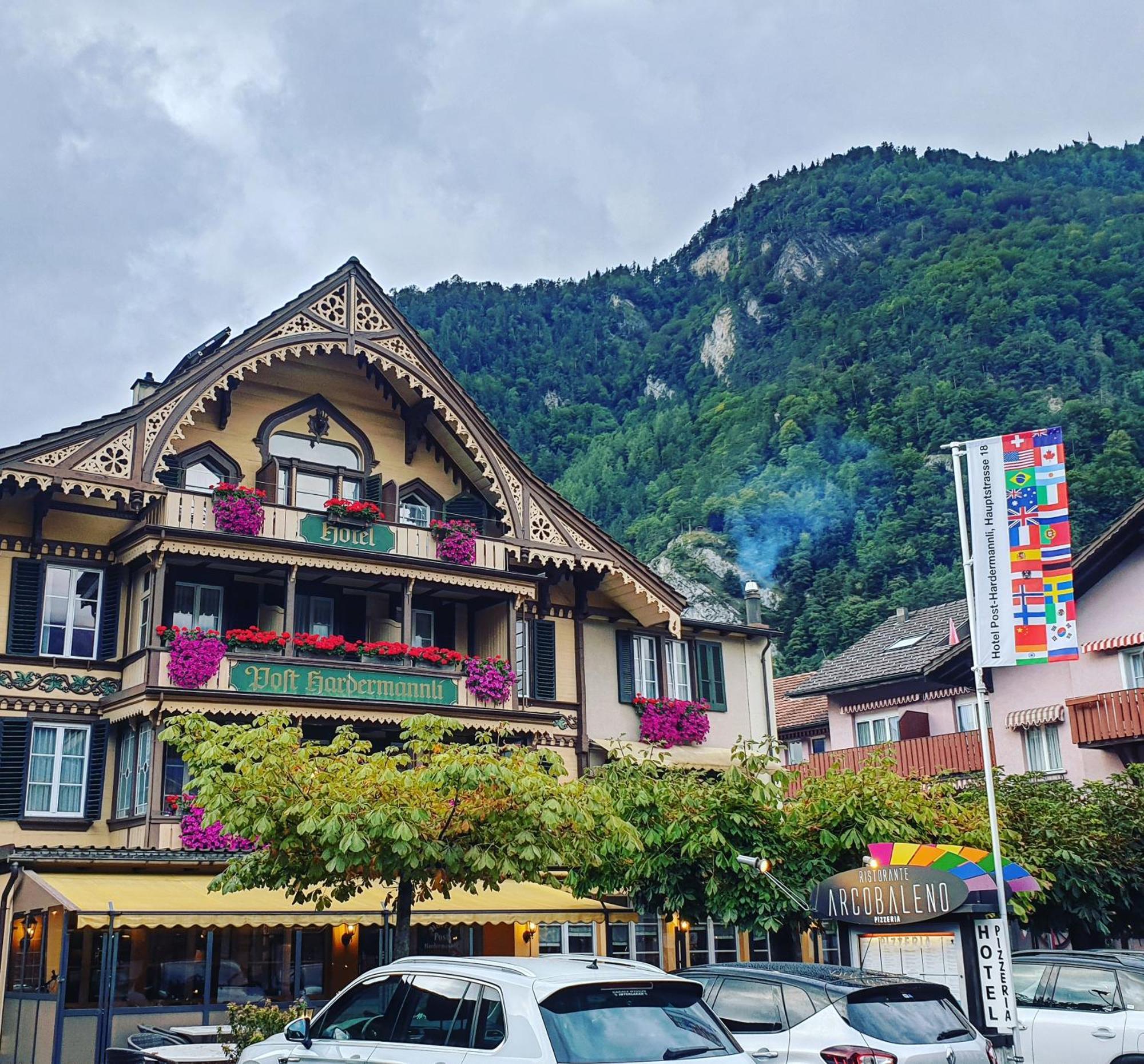 Post Hardermannli Hotel Unterseen Luaran gambar